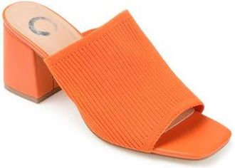 Journee Collection Lorenna Mule in Orange at Nordstrom Rack, Size 6.5