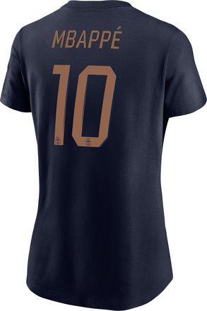 Nike Kylian Mbapp&eacute; FFF Nike Womens Soccer T-Shirt in Blue | W11942P376FNKM-NVY