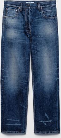 Prada Five-pocket washed denim jeans