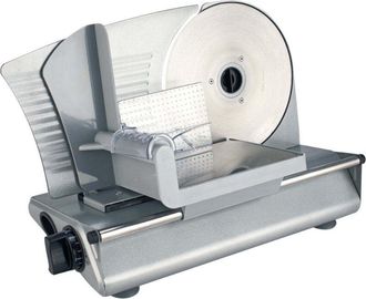 No Brand Cuchilla De Acero Inoxidable De 220 Mm Base Met&aacute;lica Carro Deslizante Regulador De Grosor Protecci&oacute;n Dedos Pies Antideslizantes