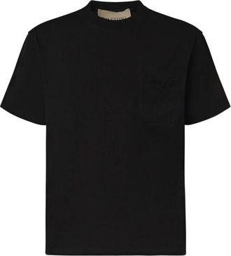 Valentino Garavani Pocket T-Shirt - Heren - T-shirts - Zwart - M - Katoen - Tops