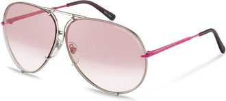 Porsche Design P8478 K157 Mens Sunglasses Silver Size 66