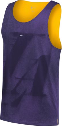 Nike Los Angeles Lakers Standard Issue Nike Mens Mesh Basketball Jersey in Purple | II5567-504