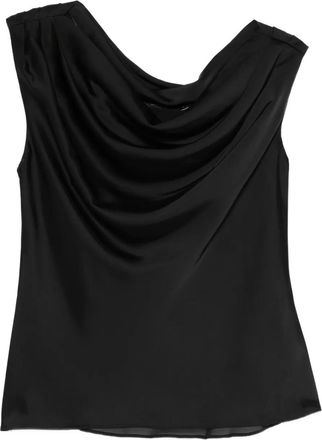 Lauren Ralph Lauren Abito con scollo drappeggiato - Nero