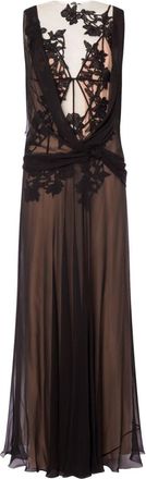 Alberta Ferretti Abito in seta - Nero