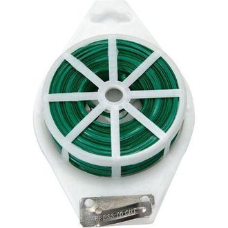 OEM 100 M De Alambre De Sujeci&oacute;n Para Plantas Trepadoras - Alambre Met&aacute;lico Verde Multiusos Para Injertos De Plantas