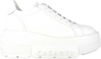 Casadei 2X894U Sneaker - Dames - Sneakers - Wit - 37 1/2 EU - Leer - Schoenen