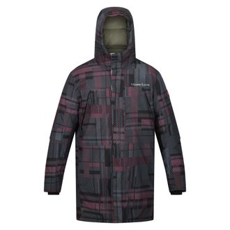 Regatta Mens Christian Lacroix Laurus Grid Padded Waterproof Jacket (Tartan) - Size Small