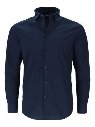 Cavalli long-sleeve button-fastening shirt - Blue