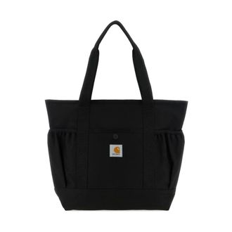 Carhartt Work in Progress Carhartt Wip, Tote Bags, male, Black, Size: ONE SIZE Clapton Tote Bag
