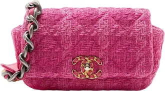 Chanel Tweed 19 Belt Bag (Authentic Pre-Loved)