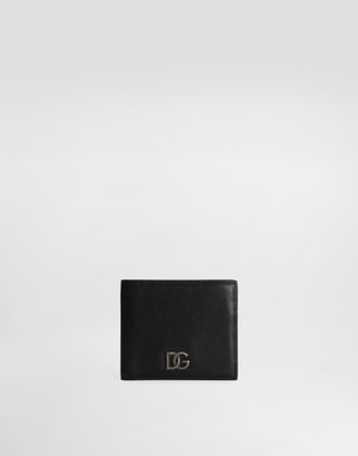 Dolce & Gabbana Tempesta Calfskin Wallet - Man Wallets And Small Leather Goods Black Onesize
