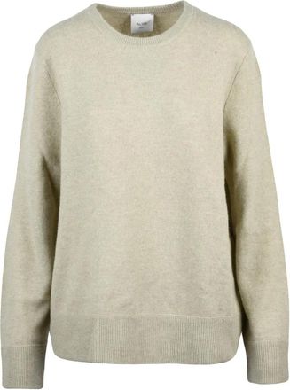 Alysi Maglia Girocollo - Dames - Ronde hals truien - Beige - XS - Wol - Truien & Vesten