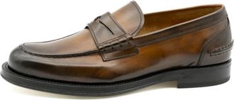 Fabi Leren loafers - Heren - Loafers - Bruin - 41 EU - Leer - Schoenen