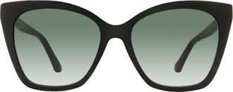 Jimmy Choo London Cat-Eye Sunglasses - Black