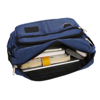 Generic Shoulder Bag - Multi Pocket Cross Body Bags |9.84inch Waterproof Tote Handbag, Sling Backpack With Adjustable Strap, Multifunctional Trendy Purse, Lig