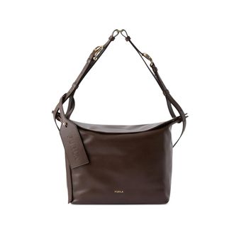 Furla Logo-tag Leather Shoulder Bag