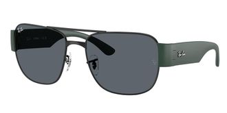 Ray-Ban Green Square Unisex Sunglasses RB3756 926931 59