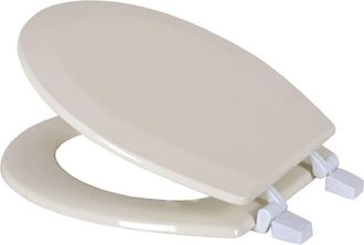 J&V Textiles Round Wood Toilet Seat in Beige at Nordstrom Rack