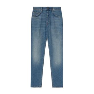 Lardini Straight Jeans, male, Blue, Size: W36 Cnione Jeans