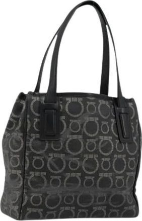 Ferragamo Pre-owned Handbags, female, Black, Size: ONE SIZE Pre-owned Hand Bag
