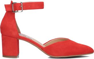 Notre-V Schoenen, Dames, Rood, 40 EU, Leer, Rode Elegante Sandalen