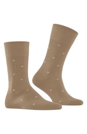 Falke Polka Dot Crew Socks in Camel at Nordstrom, Size X-Large