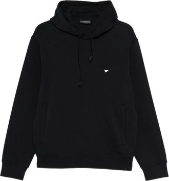 Emporio Armani Dark Blue Logo Hood Sweatshirt