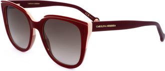Carolina Herrera HER 0144/S 0R9S HA Burgundy/Beige/Brown Gradient
