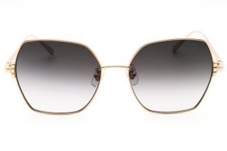 Chopard SCHL02M Gradient Lens Square Sunglasses - Rose Gold
