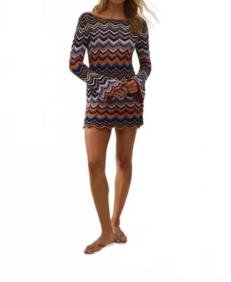 Faithfull The Brand Sierra Mini Dress In Cadaqu&egrave;s Strip
