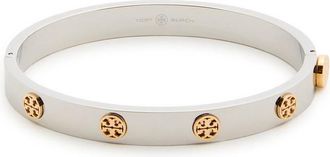 Tory Burch Miller Logo Bracelet - Silver - S (UK8-10 / S)