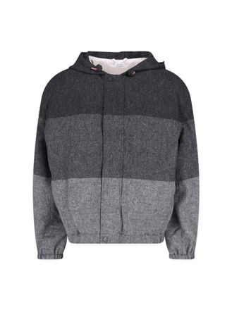 Thom Browne Donegal Tweed Blazer - Gray
