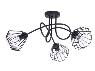 OEM L&aacute;mpara Colgante De Techo Tipo Loft Con Led De Alambre Moderna
