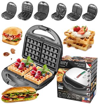 OEM Parrilla Para S&aacute;ndwiches, Placas Antiadherentes, Protecci&oacute;n Contra Sobrecalentamiento, Ue
