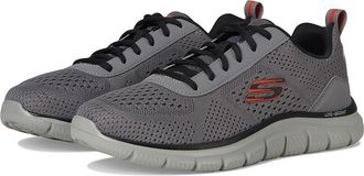 Skechers Track Leshur Mens Shoes Charcoal/Orange : 10.5 D - Medium