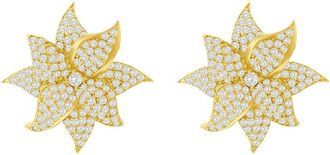Suzy Levian Suzy Levian Silver Cz Statement Earrings