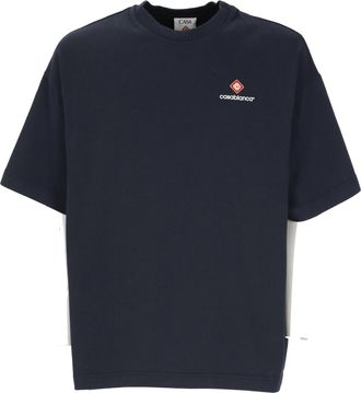 Casablanca Black Classic Embossed Logo T-Shirt