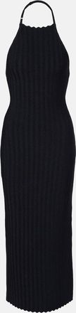 Jacquemus Tablier knitted midi dress