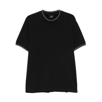 Paul Smith M2R-220X-Tp5408 T-Shirt - male - PS By Paul Smith - T-Shirts - Black - 2XL - Tops