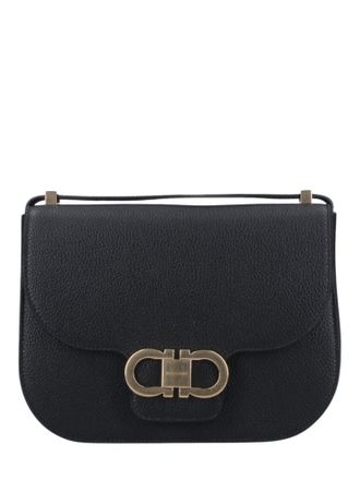 Ferragamo Double G Fl Structured Shoulder Bag