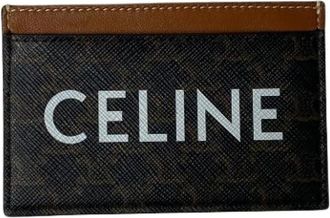 Celine Pre-owned Wallets, female, Brown, Size: ONE SIZE Pre-owned Card case