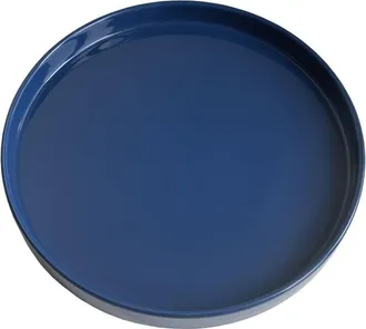 Elle Maceta De Cer&aacute;mica Azul, 31 Cm De Di&aacute;metro Exterior, Apta Para Interiores Y Exteriores, 1 Unidad