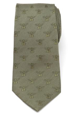 Cufflinks Inc. Star Wars - The Mandalorian The Child Silk Tie in Green at Nordstrom