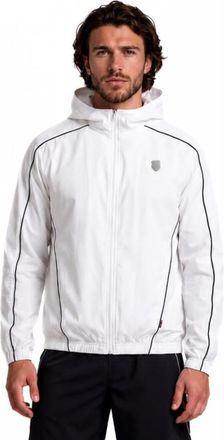 K-Swiss Performance Full Zip Windbreaker in White/peacoat at Nordstrom, Size X-Large