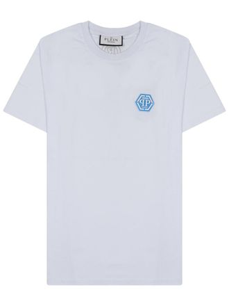 Philipp Plein Crew Neck T-Shirt With Iconic Logo