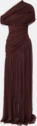 De La Vali Himala gathered tulle gown