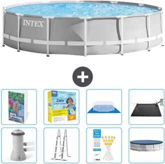 Intex Piscina Prism Frame Redonda - 427x107 Cm - 9-piezas S582