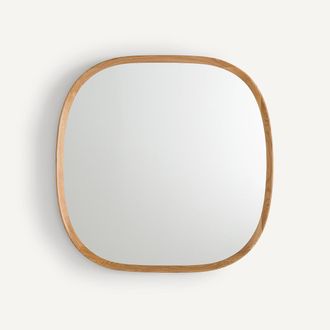 AM.PM Organische spiegel, massief eikenhout en MDF, H80cm, Orion