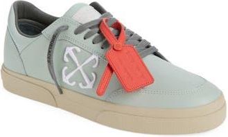 Off-white New Low Vulcanized Leather Sneaker in Light Grey at Nordstrom Rack, Size 7Us / 40Eu